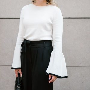 Halogen Bell Sleeve Sweater